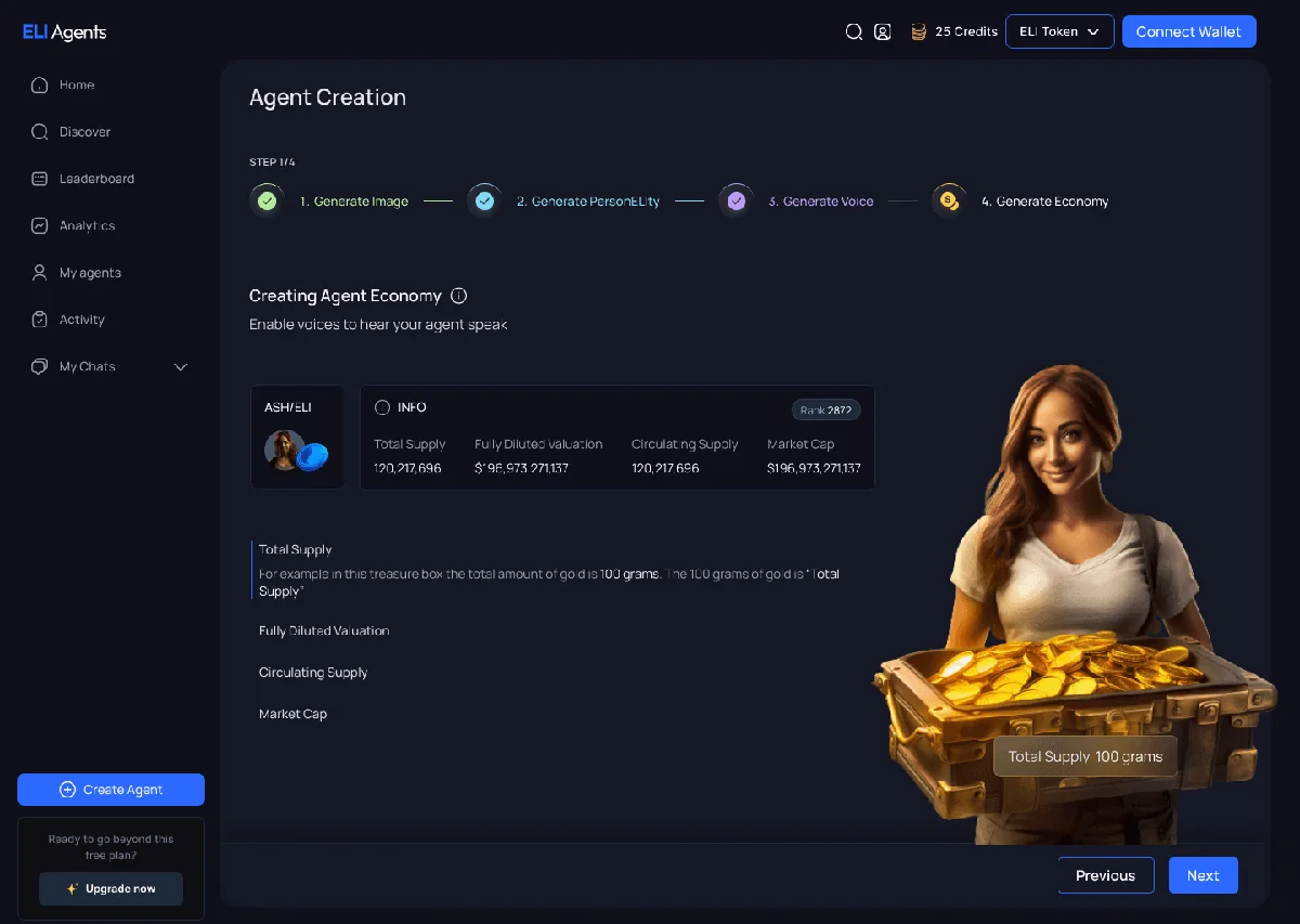 Hamda’s ELI Agents agent creation interface