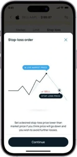 Stop-loss explainer: the live price, the stop price and when the sale triggers